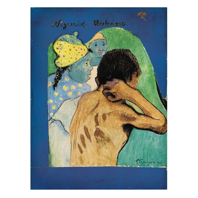 Stampa su tela - Paul Gauguin - Nègreries Martinique - Verticale 3:4