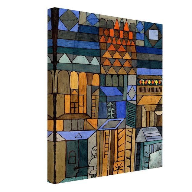 Stampe su tela città Paul Klee - Inizio di freschezza