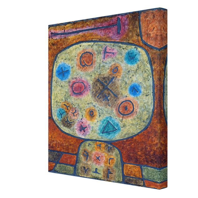 Stampe su tela Paul Klee - Fiori nella pietra