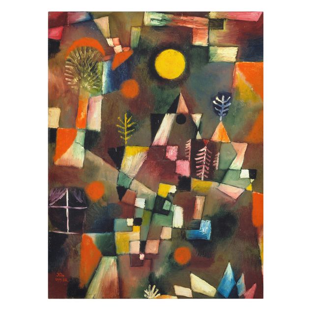 Astrattismo Paul Klee - La luna piena