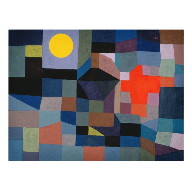 Astrattismo Paul Klee - Fuoco di luna piena