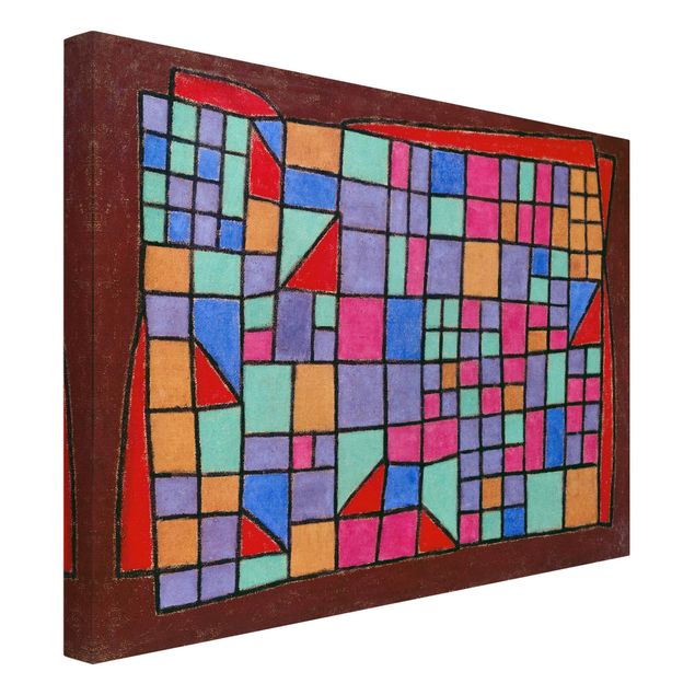 Quadri moderni per soggiorno Paul Klee - Facciata di vetro