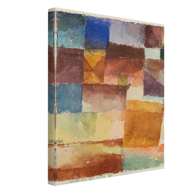 Quadri moderni per soggiorno Paul Klee - Nella terra desolata