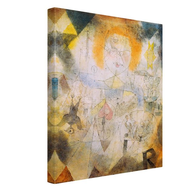Riproduzioni su tela quadri famosi Paul Klee - Irma Rossa