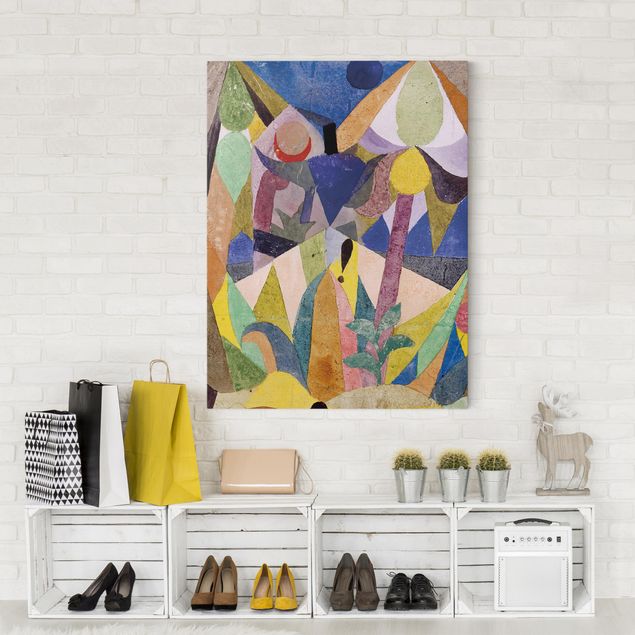 Stampe astratte su tela Paul Klee - Paesaggio mite tropicale