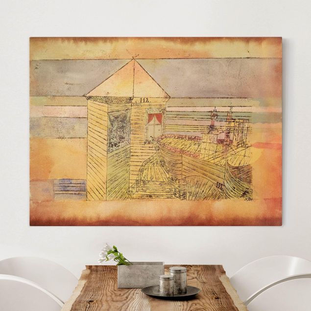 quadro astratto moderno Paul Klee - Atterraggio meraviglioso, o '112!