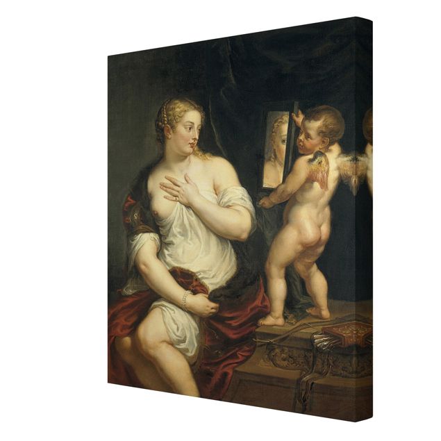 Stampa su tela - Peter Paul Rubens - Venere e Cupido - Verticale 3:4