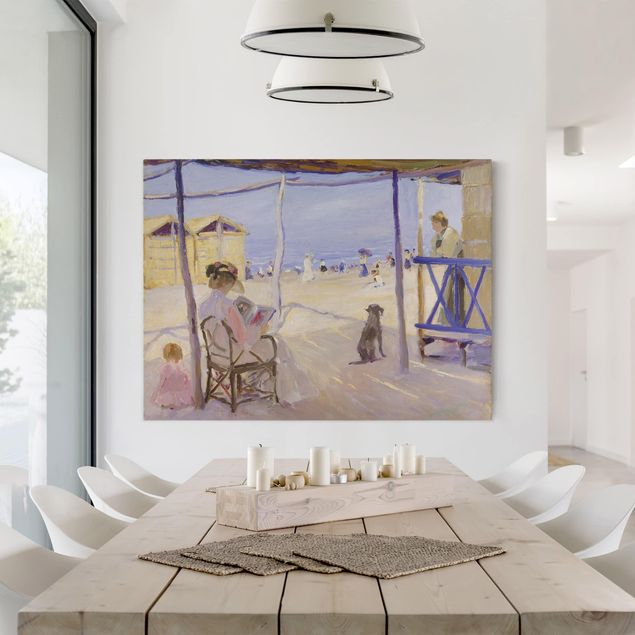 Quadri moderni per soggiorno Philipp Klein - Sulla spiaggia di Viareggio