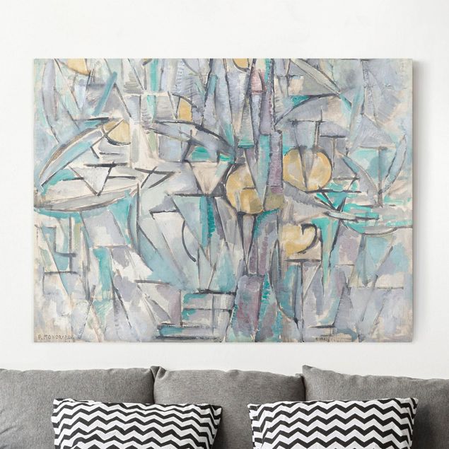 quadro astratto Piet Mondrian - Composizione X