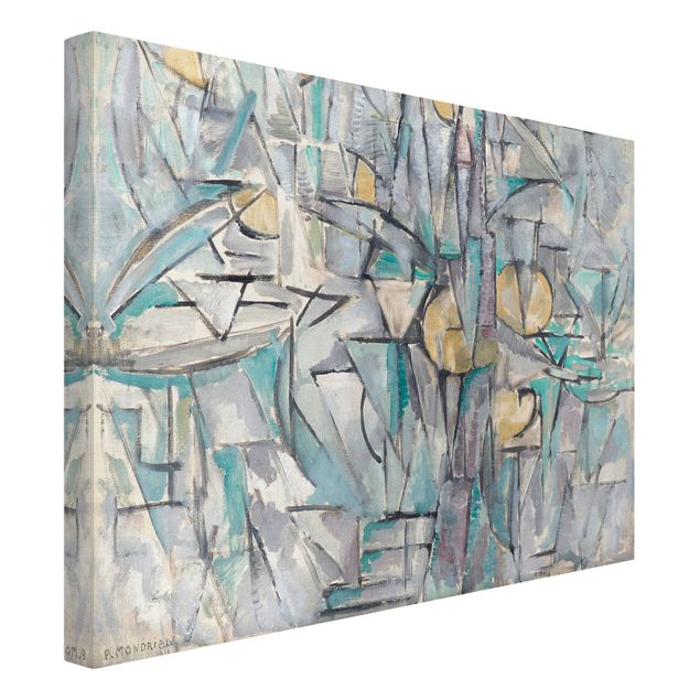 Quadri moderni per soggiorno Piet Mondrian - Composizione X