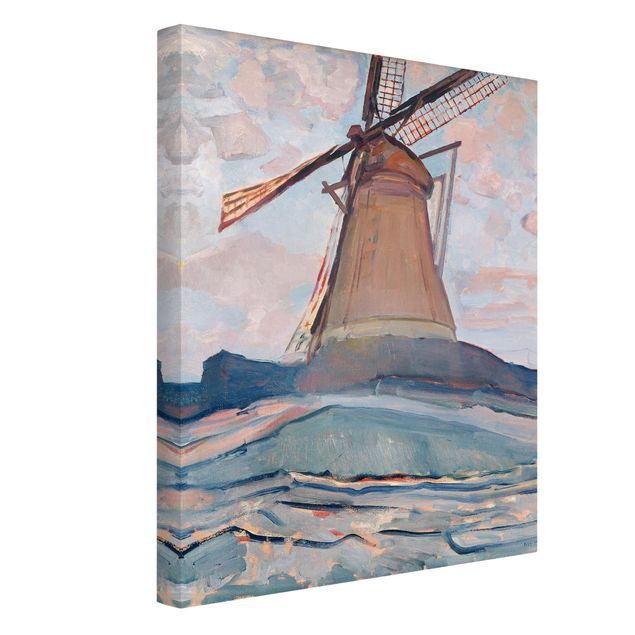 Riproduzioni su tela Piet Mondrian - Mulino a vento