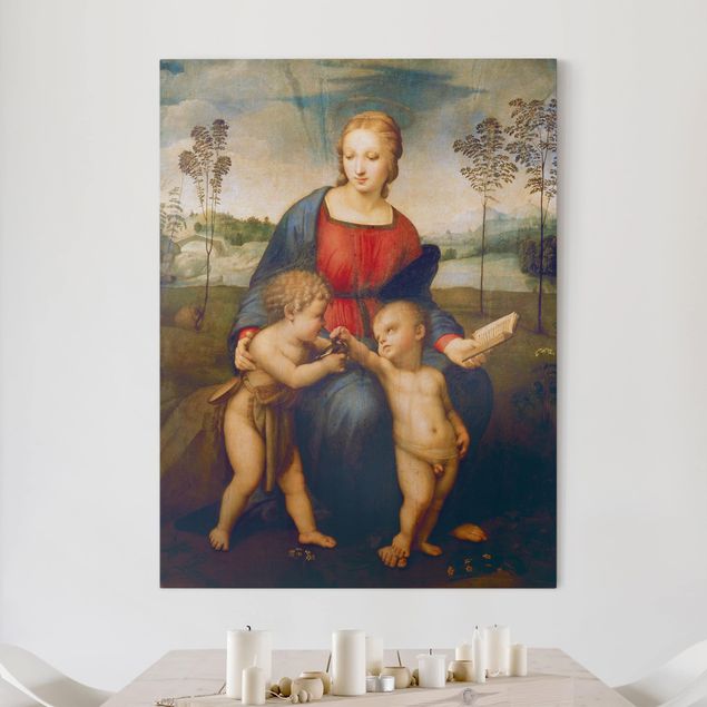Riproduzione quadri su tela Raffael - Madonna del cardellino