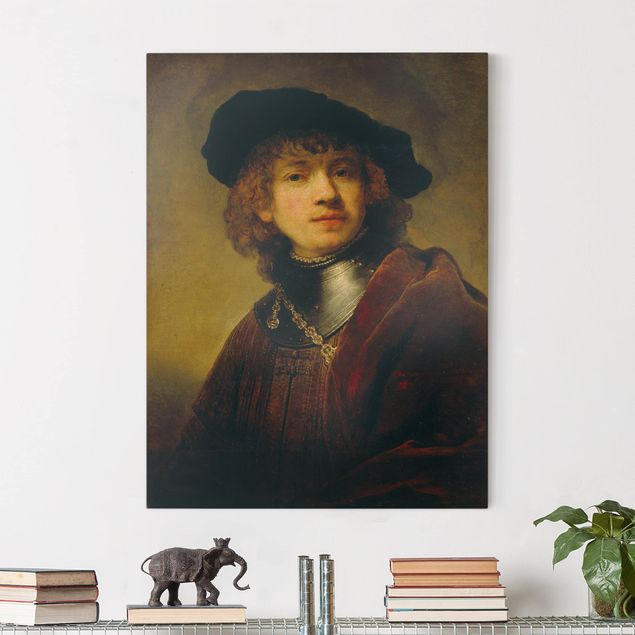 Riproduzioni su tela Rembrandt van Rijn - Autoritratto