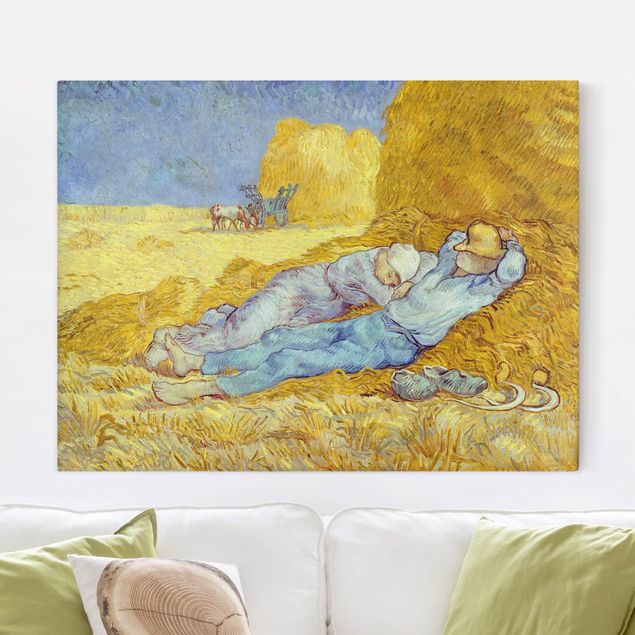 Riproduzioni su tela quadri famosi Vincent Van Gogh - Il sonnecchiante