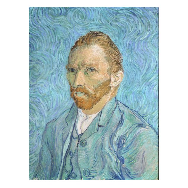 Stampa su tela - Vincent Van Gogh - Self-Portrait 1889 - Verticale 3:4