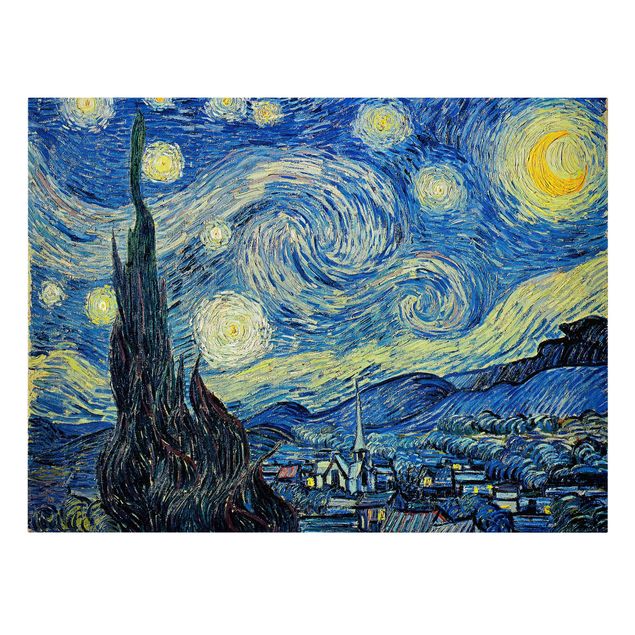 Stampa su tela - Vincent van Gogh - Notte stellata - Orizzontale 4:3