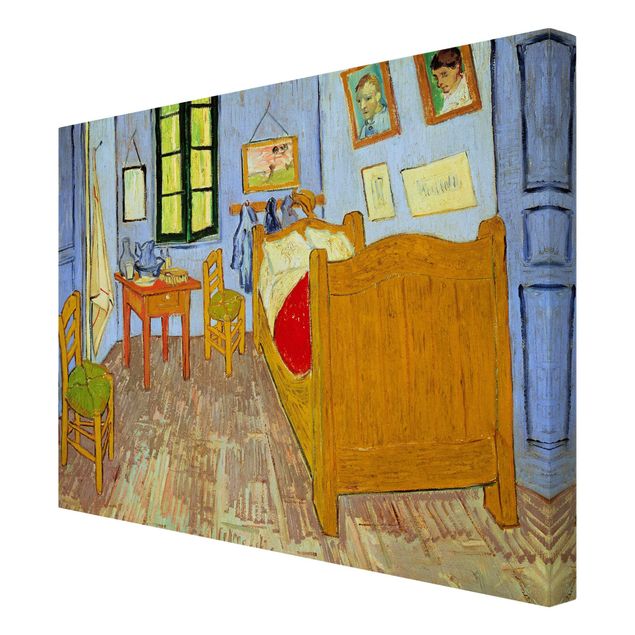 Stampa su tela - Vincent van Gogh - La Camera di Vincent ad Arles - Orizzontale 4:3