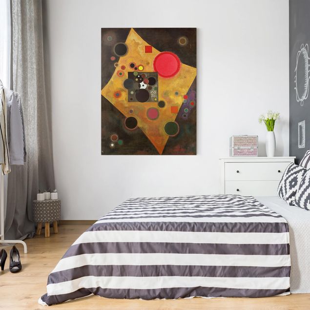 quadro astratto moderno Wassily Kandinsky - Accento in rosa