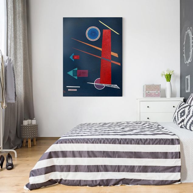 Riproduzioni su tela quadri famosi Wassily Kandinsky - Rosso potente