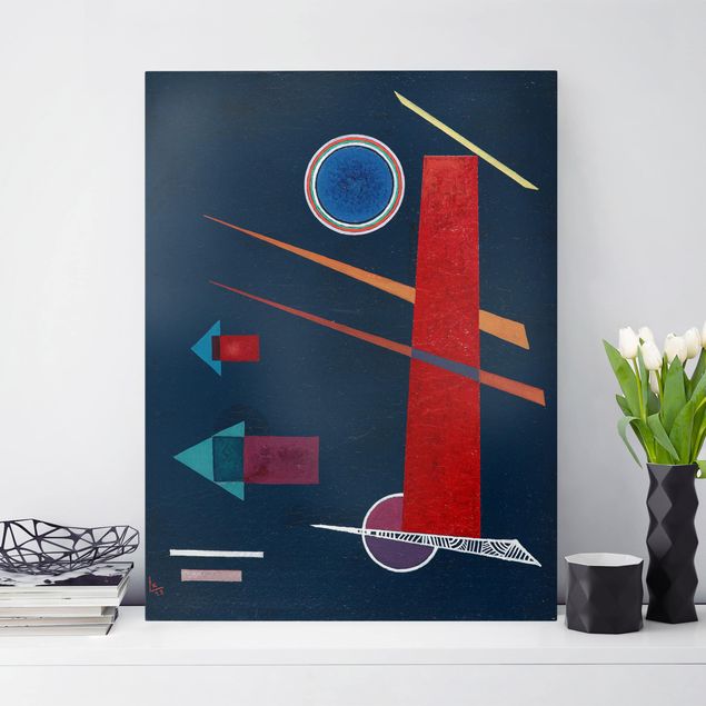 quadro astratto moderno Wassily Kandinsky - Rosso potente