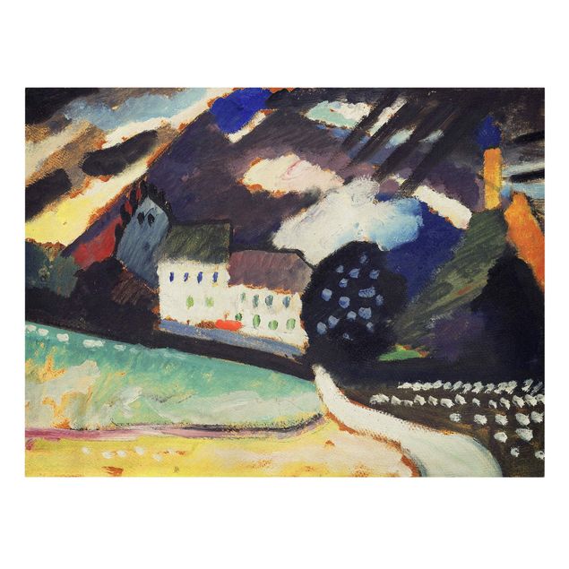 Abstrakte Kunst Wassily Kandinsky - Murnau, castello e chiesa II