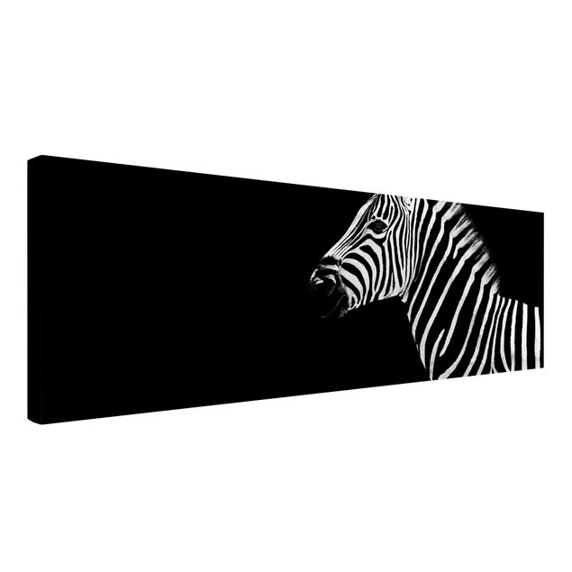 Riproduzione quadri su tela Zebra Safari Art