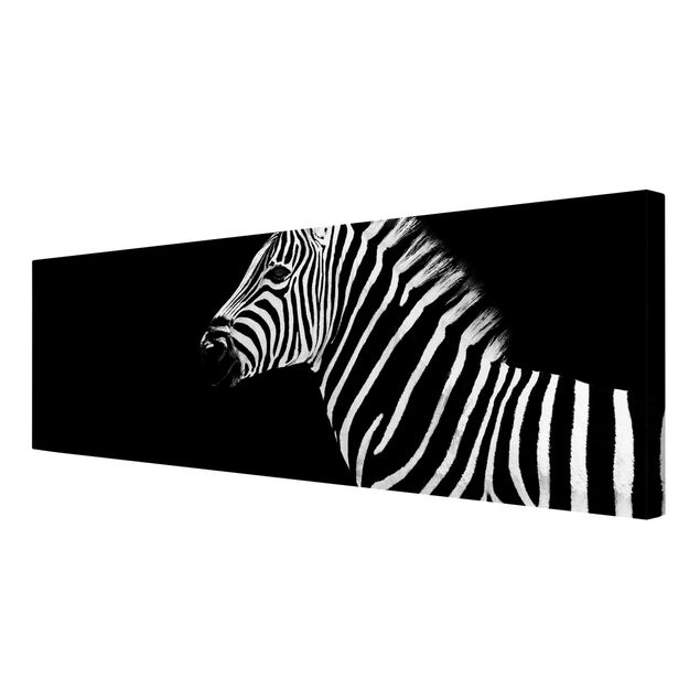 Quadri moderni per soggiorno Zebra Safari Art