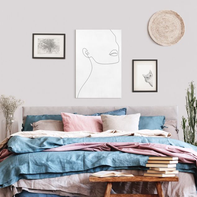 Quadri moderni per soggiorno Line Art - Bellezza minimalista