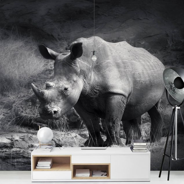 Carta da parati - Lonesome Rhinoceros