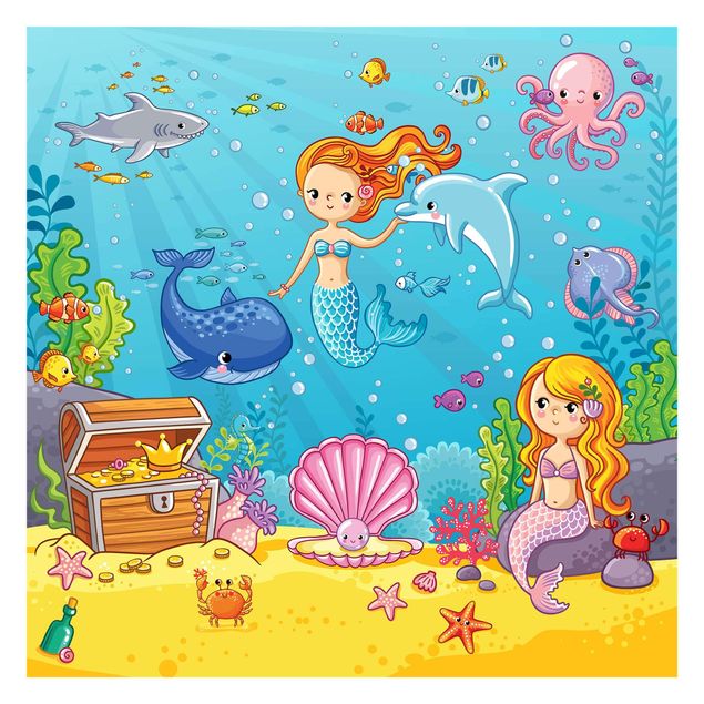 Carta da parati - Mermaid underwater world