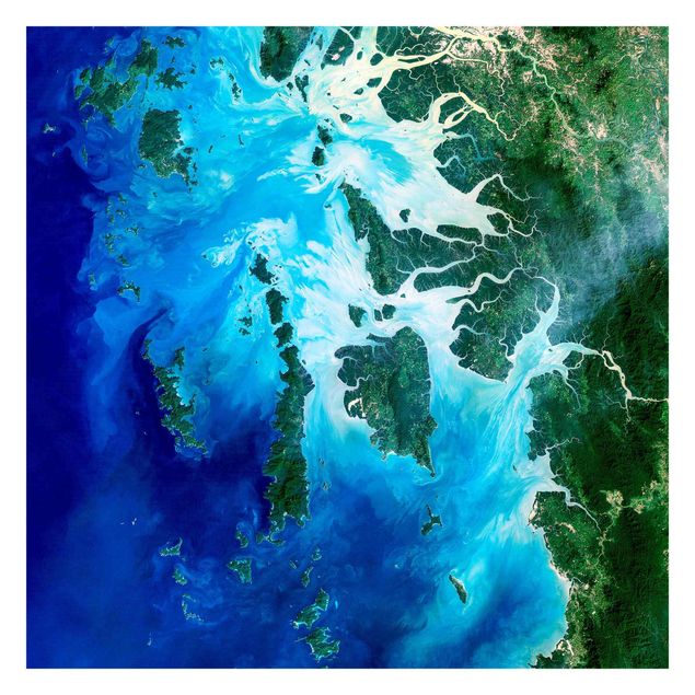Carta da parati - Foto NASA arcipelago nel Sud-est asiatico