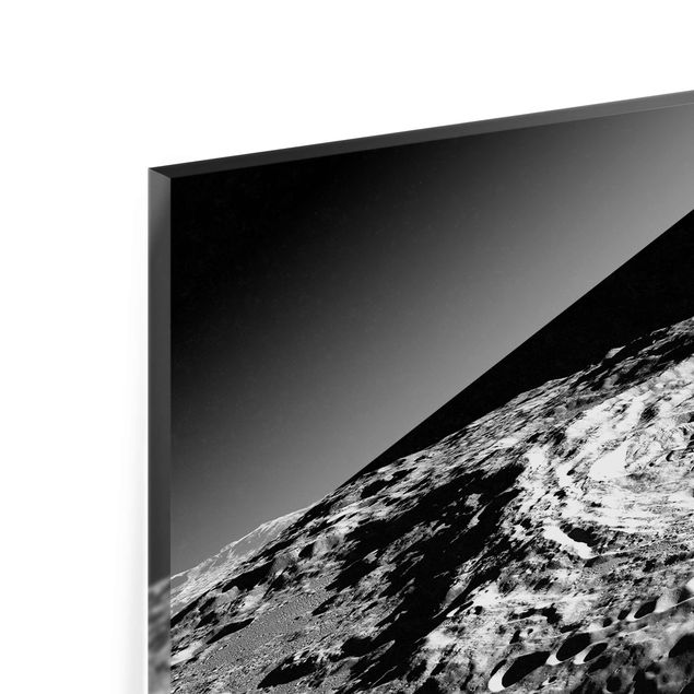 Quadro in vetro - Foto NASA cratere lunare