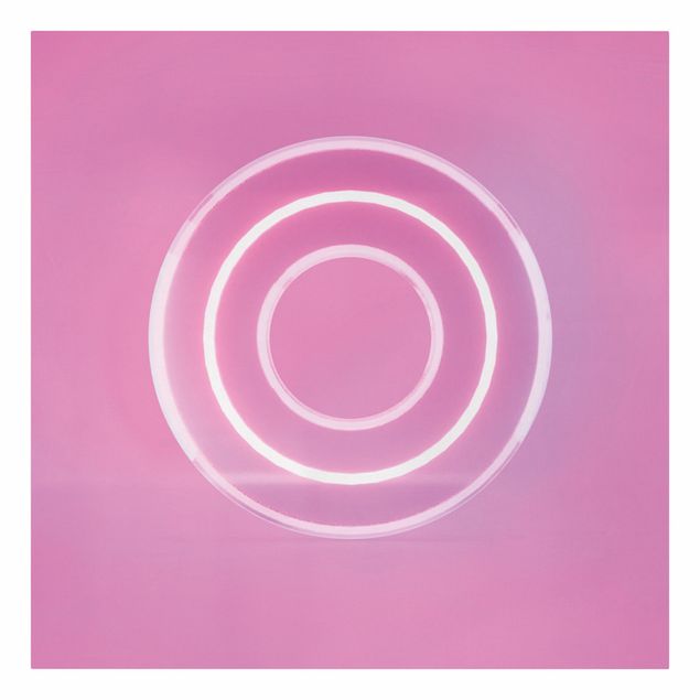 Stampa su tela - Simbolo del giocatore cerchio al neon