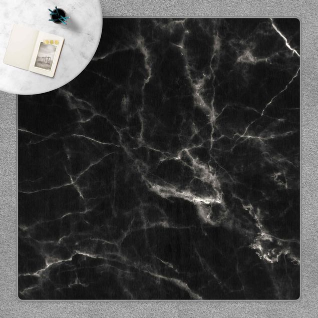 Tappeti effetto pietra Nero Carrara