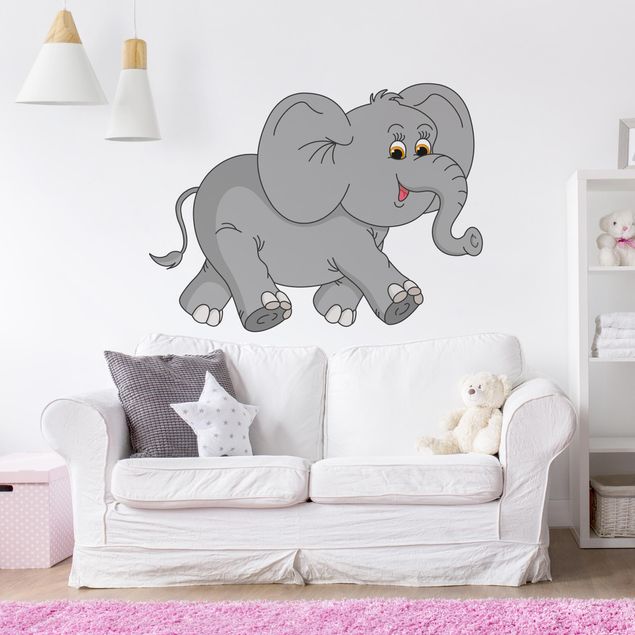 Adesivo murale - No.13 Elefante felice