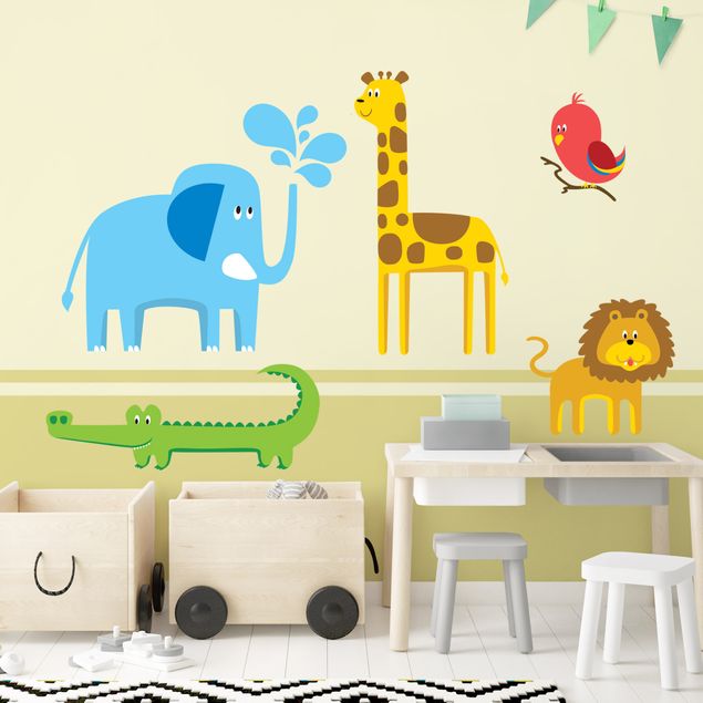 Adesivo murale - No.bp2 Animali dello zoo