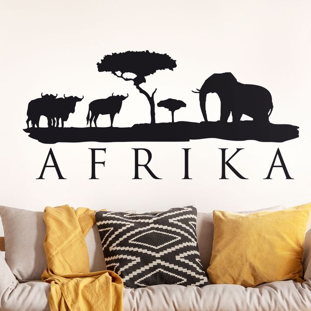 Adesivo murale no.BR168 africa