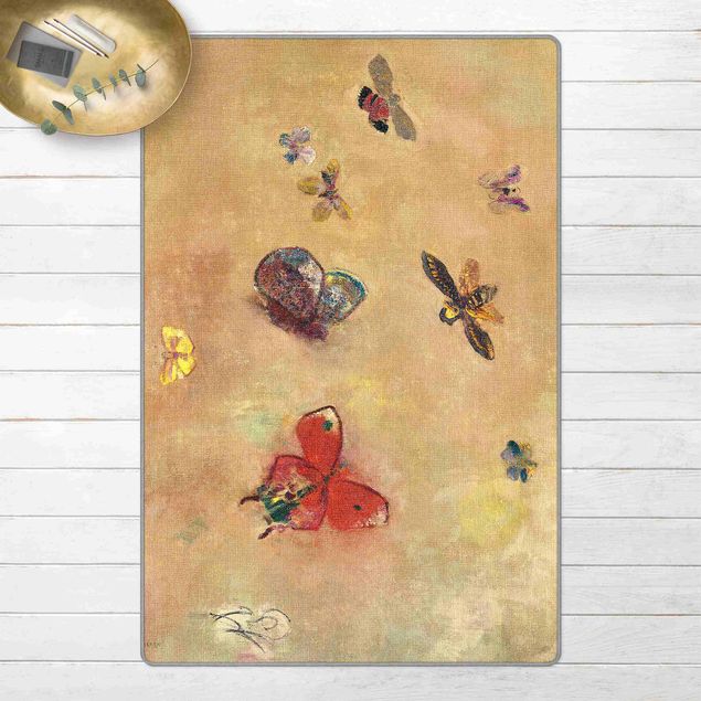Tappeti colorati Odilon Redon - Farfalle colorate
