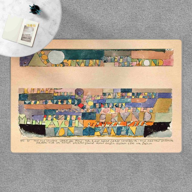 Tappeti colorati Paul Klee - La luna