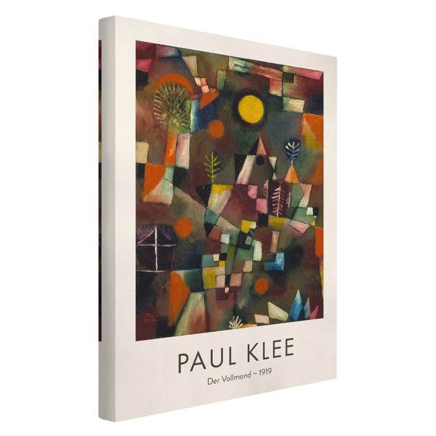 Stampa su tela Paul Klee - La Luna piena - Edizione museo