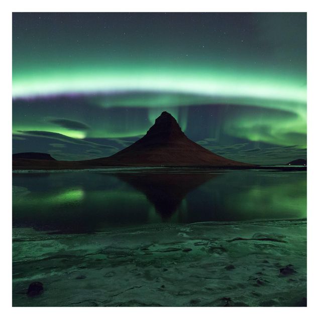 Carta da parati - Aurora polare in Islanda
