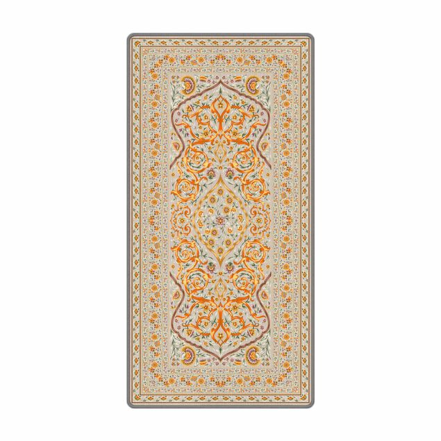 Tappeti grandi Splendido tappeto ornamentale beige