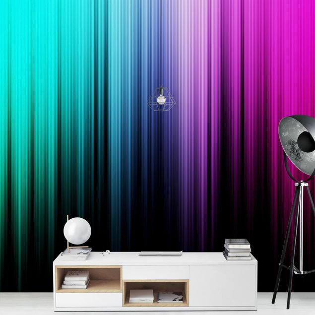 Tapete abstrakte Optik Display arcobaleno