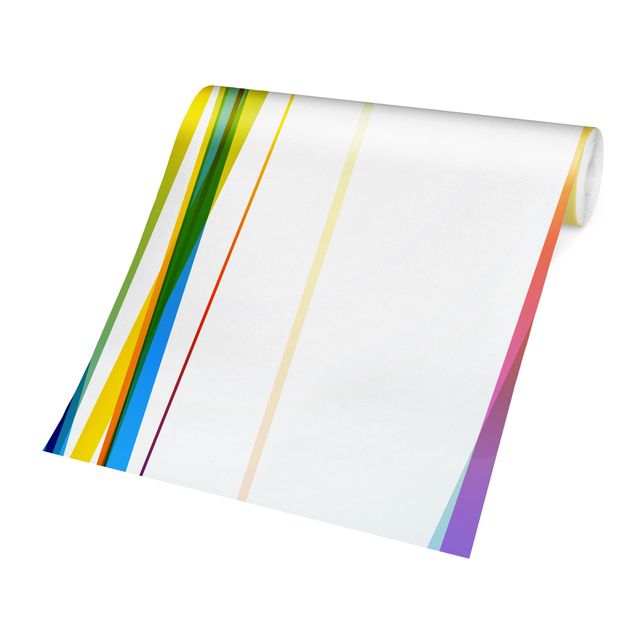 Carta da parati - Rainbow Stripes
