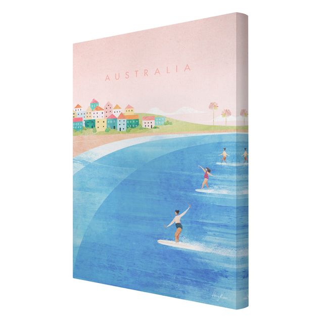 Stampa su tela - Poster di viaggio - Australia - Formato verticale 2:3