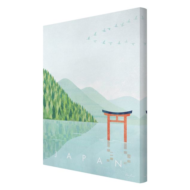 Stampa su tela - Poster di viaggio - Giappone Torii - Formato verticale 2:3