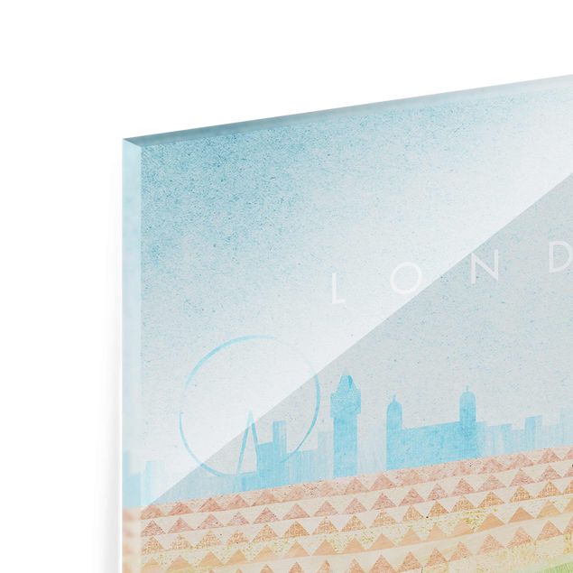 Quadro in vetro - Poster di viaggio - London II