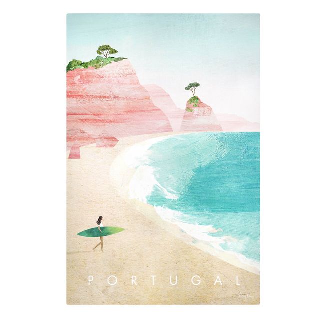 Stampa su tela - Poster di viaggio - Portogallo - Formato verticale 2:3