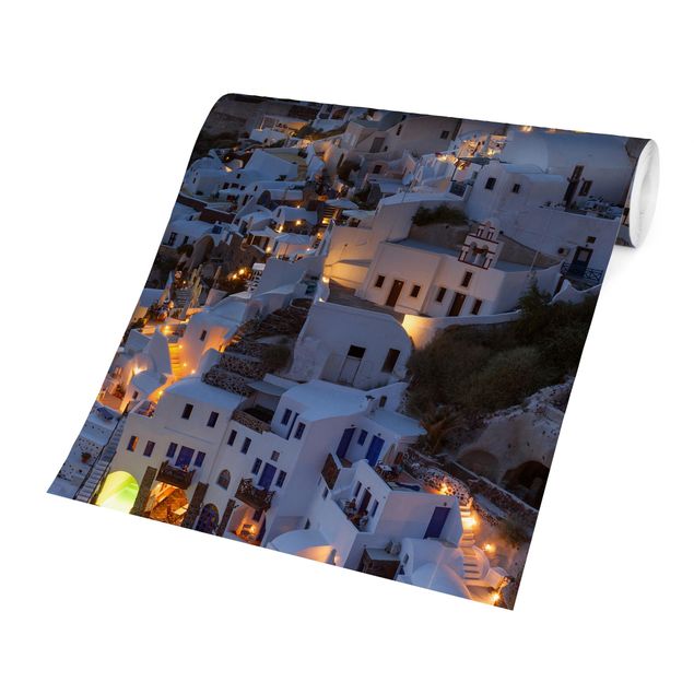 Carta da parati - Santorini di notte