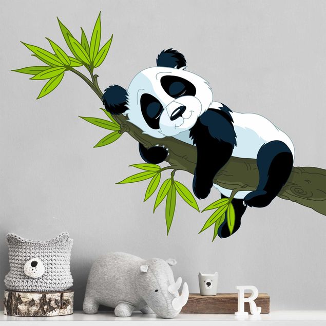 Adesivo murale - Panda addormentato